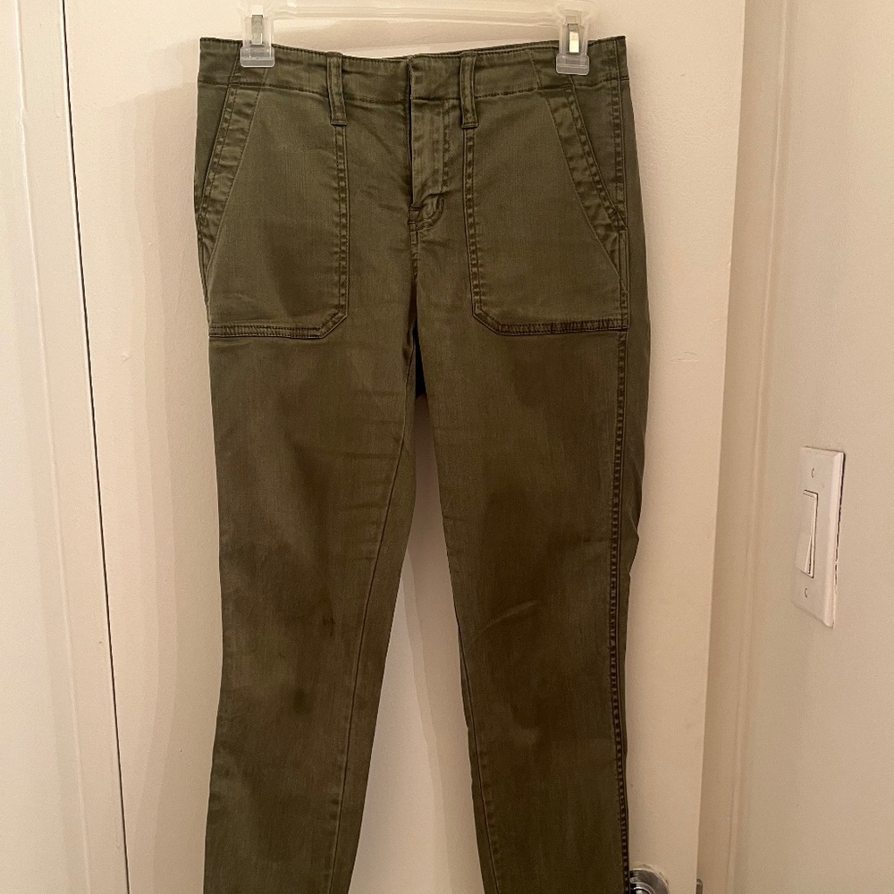 Olive green pants